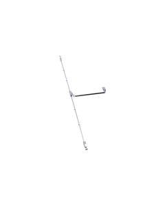 Antipanico sobreponer global 90cm 2punto negro/gris