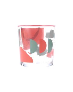Vaso bajo vidrio kaleido decorado pack 6 unidades 38 cl luminarc