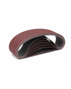 Banda lija 100x690mm madera gr60 tela 10 pzas. bma