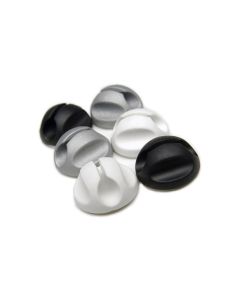 Base organizadora de cables adhesiva d-line 6 unid luceco