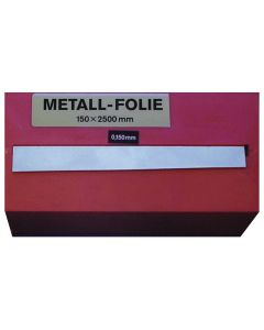 Fleje calibrado rollo 2,5 m x 150 mm acero 0,075 mm metall folie record 23025385