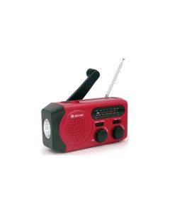 Radio linterna solar y dinamo crank 2000mah denver