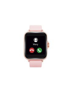 Reloj inteligente denver con respuesta de llamadas rosa swc-156 p
