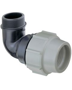 Fitting codo mixto 90º rosca macho serie 7 25mm x 3/4 plasson
