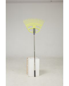 Escoba recogehojas polipropileno 3 en 1 mango acero inox natuur