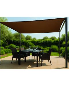 Malla ocultacion sombreo 230gr 02x05m marron natuur