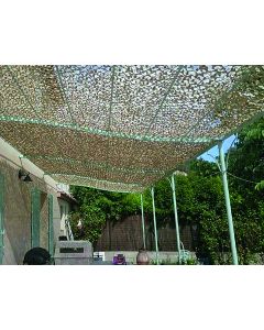 Toldo vela sombreo rectangular camuflaje 2 x 3 m beige natuur