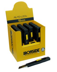 Cuter multiuso autobloqueo 18mm abs displey 24 uds 158x38x20mm ironside