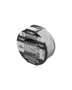 Cinta adhesiva señalización reflectante 25mtx50mm blanca con base de aluminio target