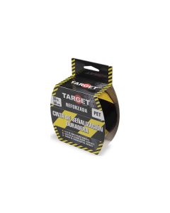 Cinta adhesiva señalización 33mtx50mm amarilla/negra target