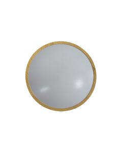 Plafon led superficie redondo con marco madera hydra cct 18w 1800lm ø285mm varta
