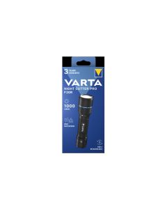 Linterna led recargable night cutter pro f20r 1000lm ip67 usb c varta