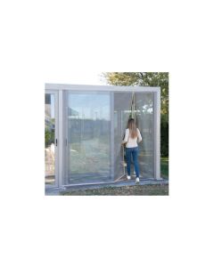 Mosquitera 2 paneles cierre magnetico continuo 420x250 blanca non
