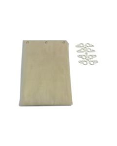 Cortina mosquitera para puerta 150x250 beige non
