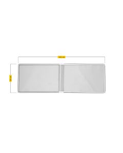 Mosquitera ventana extensible malla aluminio 50x75-142cm blanca schellenberg