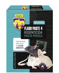 Raticida efecto inmediato 120gr flower