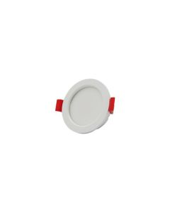 Downlight led empotrar redondo blanco lannic 7w 350lm 3cct ip54 cristalrecord