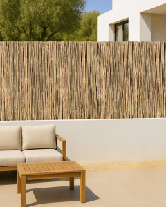 Cañizo bambu entero nacional 1x5m faura