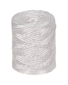 Hilo rafia polipropileno 1 cabo 900 m/kg ø 1,4 mm 700 grs blanco rombull