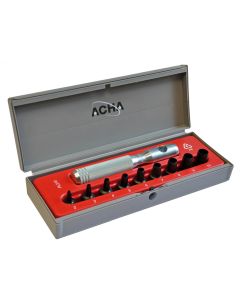 Sacabocados bocas intercambiables estuche ø2 a 10mm acha