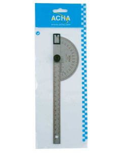 Transportador angulos acero inox visor cuadrado y cerrado ø95x180mm acha