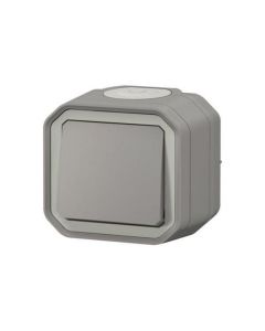 Pulsador superficie gris ip55 new plexo legrand