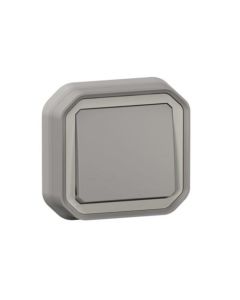 Conmutador empotrar gris ip55 new plexo legrand