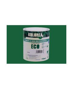 Esmalte al agua eco satinado 750 ml verde hierba kolorea