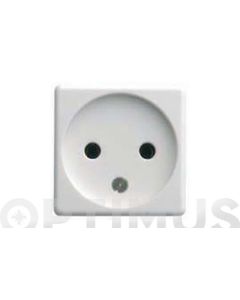 Base enchufe 2p blanco simon 27