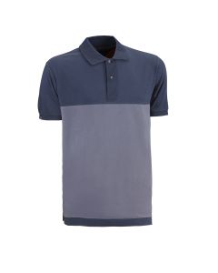 Polo algodon / elastano fenix gris / negro talla xl juba