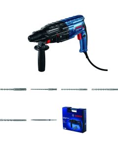 Martillo perforador gbh 240 profesional con set 5 brocas bosch