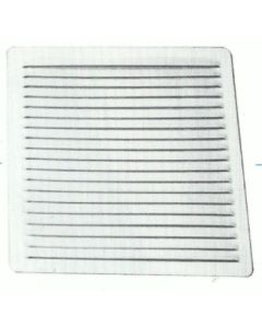 Rejilla ventilacion emp 165x165mm 10 uds aluminio blanco verwal