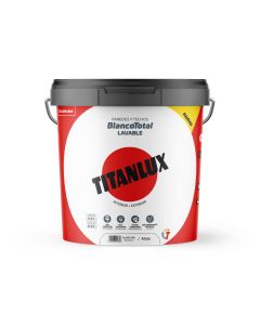 Pintura plastica interior exterior blanco total mate 14 l blanco titanlux
