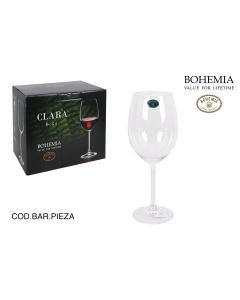 Copa vino bohemia pack 6uds 45cl santa clara