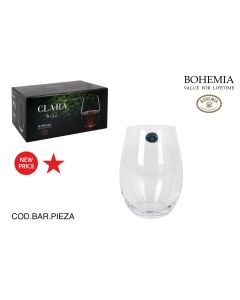 Vaso cristal bohemia pack 6uds 56cl santa clara
