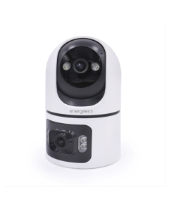 Camara wifi dual motorizada sentinel duo doble lente 4mp+4mp wifi dual 2,4ghz / 5 ghz deteccion movimiento energeeks