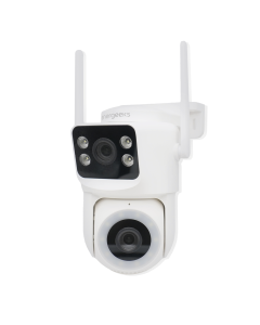 Camara wifi dual motorizada defender duo doble lente 4mp+4mp wifi dual 2,4ghz / 5 ghz deteccion movimiento energeeks