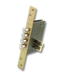 Cerradura seguridad embutir 701b/50 ds15/60 aluminio blanco ezcurra