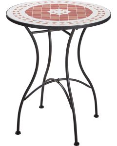 Mesa acero mosaico ø 60 cm koopman