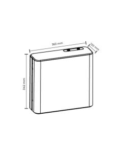 Tto agua ultrafiltracion pure osmosis slim 34,2 x 36,3 x 12 cm sin rechazo de agua clever