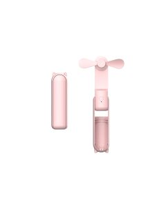Powerbank con ventilador integrado rosa 1200 mah y 3 velocidades ideus