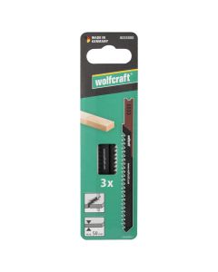 Hoja sierra calar corte rapido hcs vastago u 50mm 3pz wolfcraft
