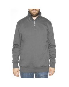 Sudadera media cremallera verena new gris talla 3xl issaline