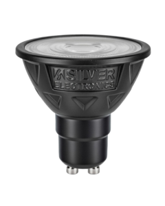 Bombilla gu10 led nitra gris 6,5w 900lm 2700k silver electronics