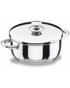 Cacerola cocina con tapa fondo difusor 26cm acero inox vitrocor lacor