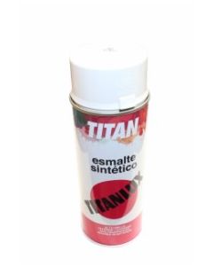 Esmalte sintetico brillante 400 ml spray blanco titan      23412