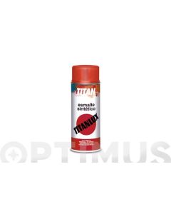 Esmalte sintetico brillante 200 ml spray negro titan 23425