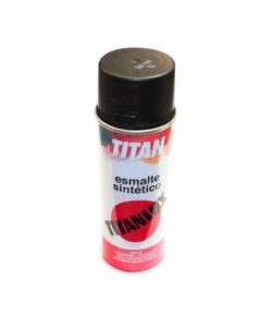 Esmalte sintetico mate 200 ml spray negro titan      23427