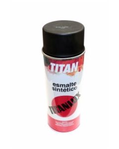 Esmalte sintetico mate 400 ml spray negro titan      23428