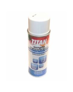Esmalte electrodomestico brillante 200 ml spray blanco titan      23431